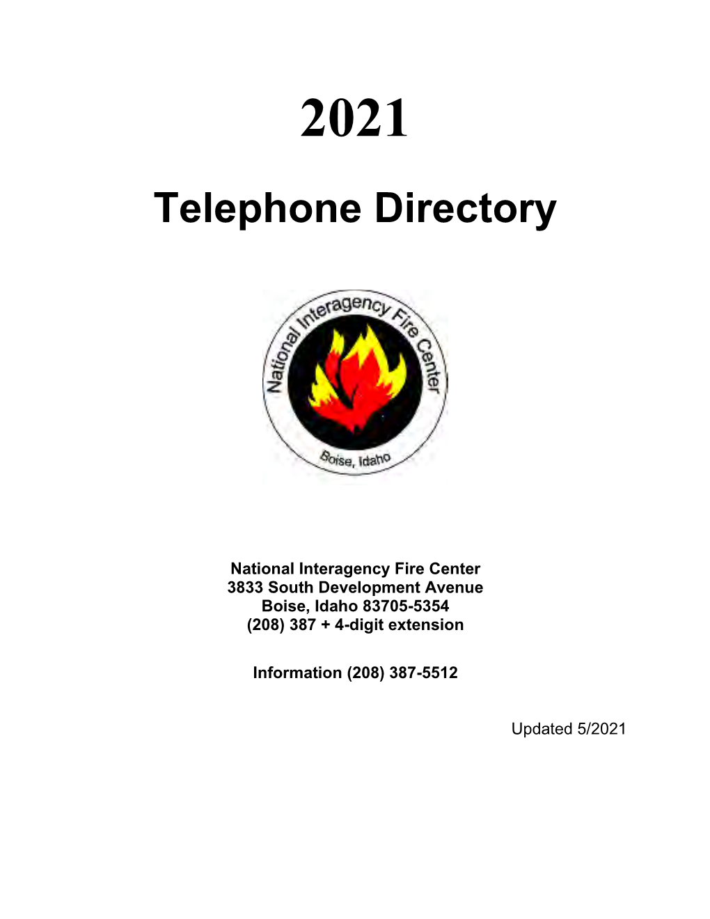 NIFC Phone Directory