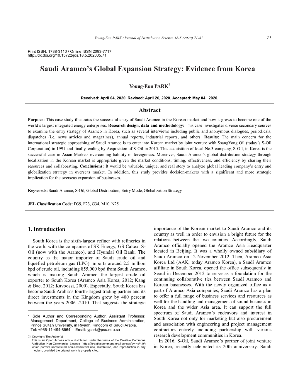 Saudi Aramco's Global Expansion Strategy