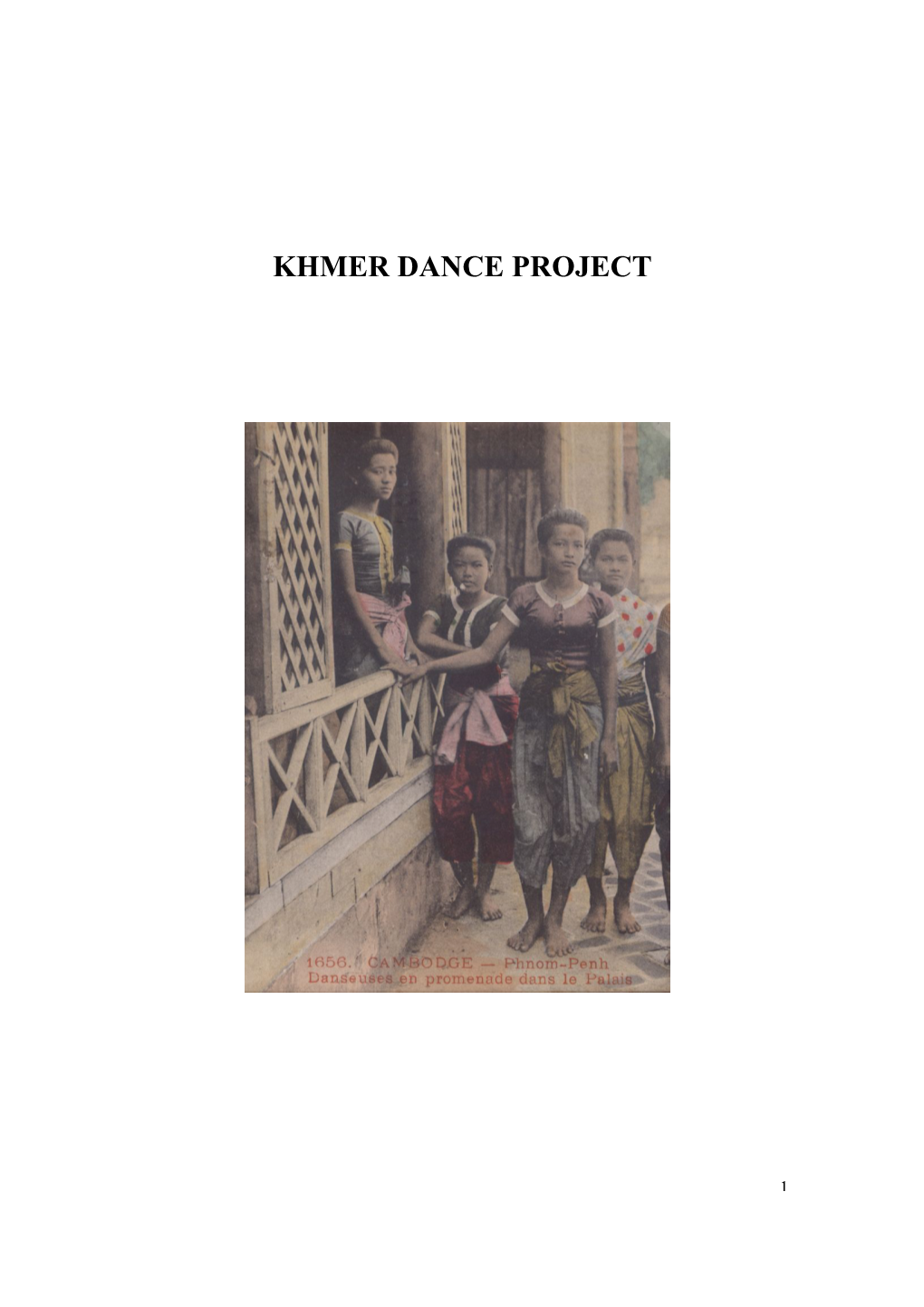 Khmer Dance Project