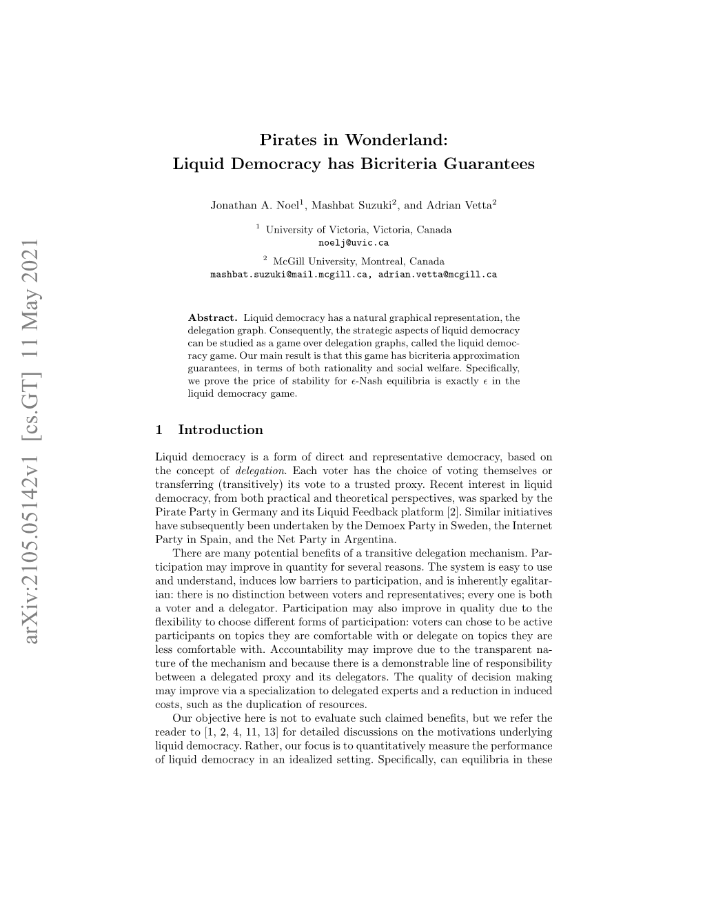 Arxiv:2105.05142V1 [Cs.GT] 11 May 2021 Less Comfortable With