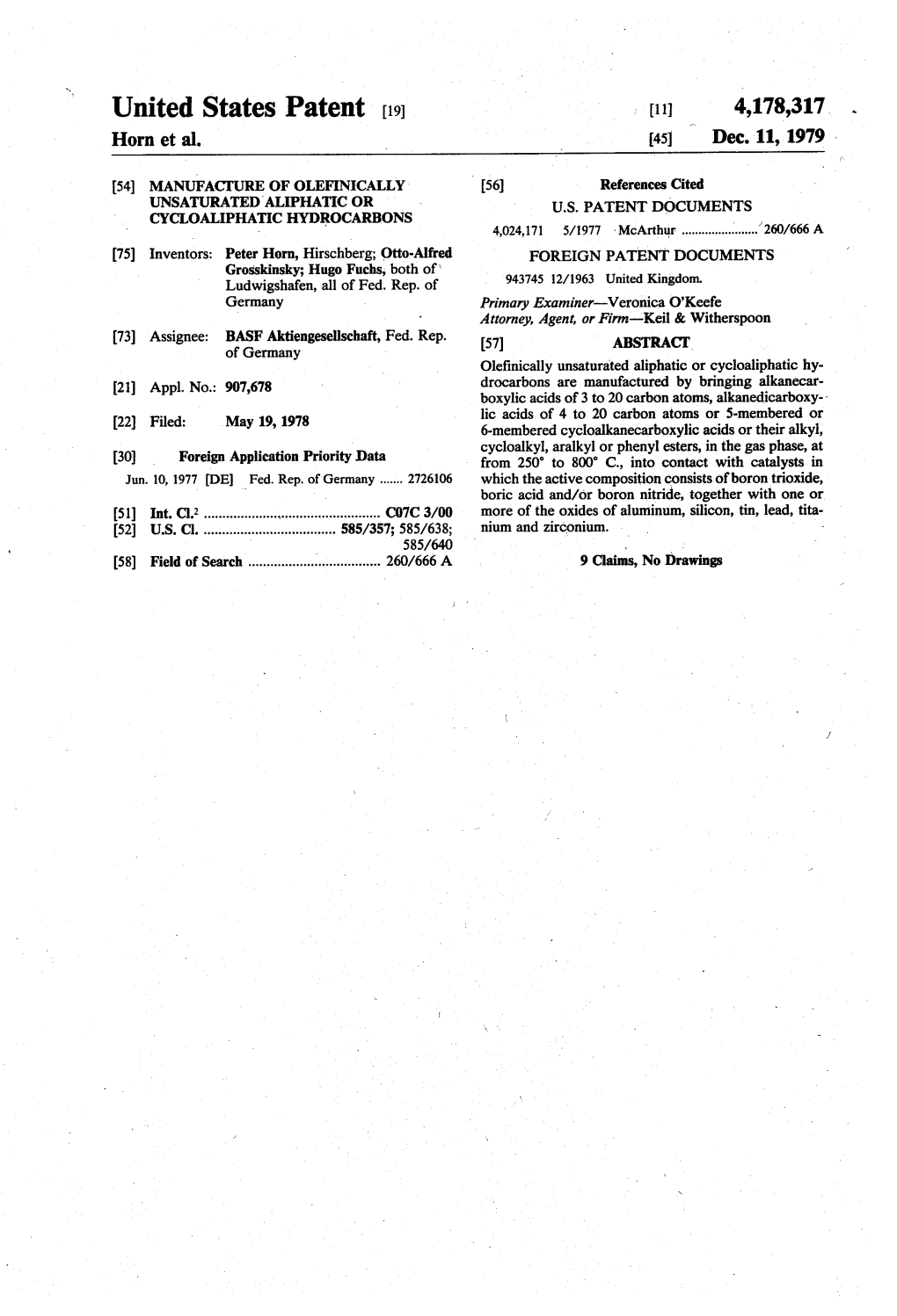 United States Patent (19) - (11) 4,178,317 A