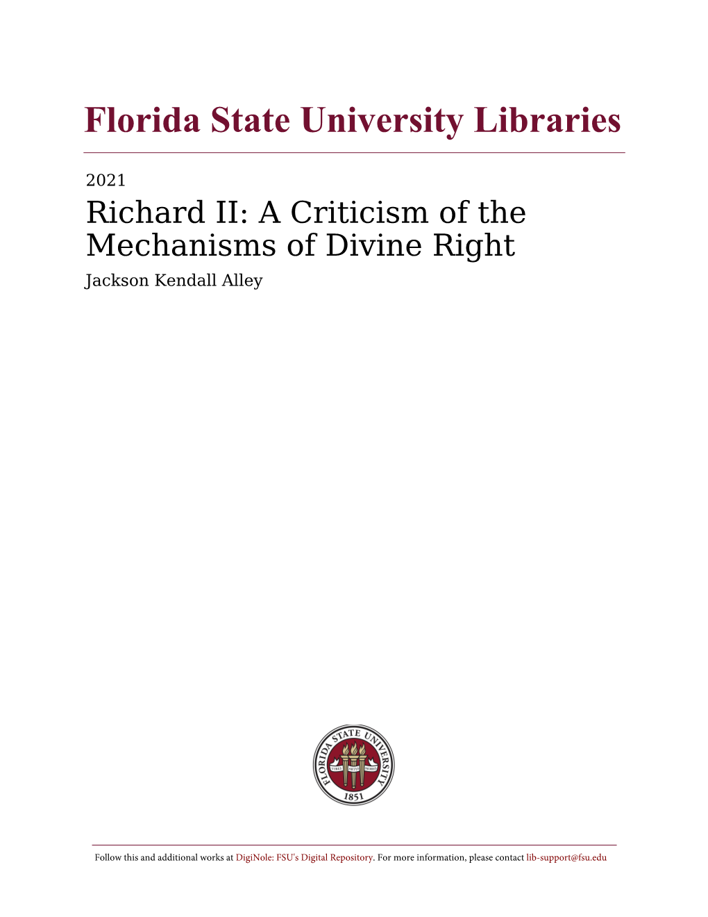 Florida State University Libraries