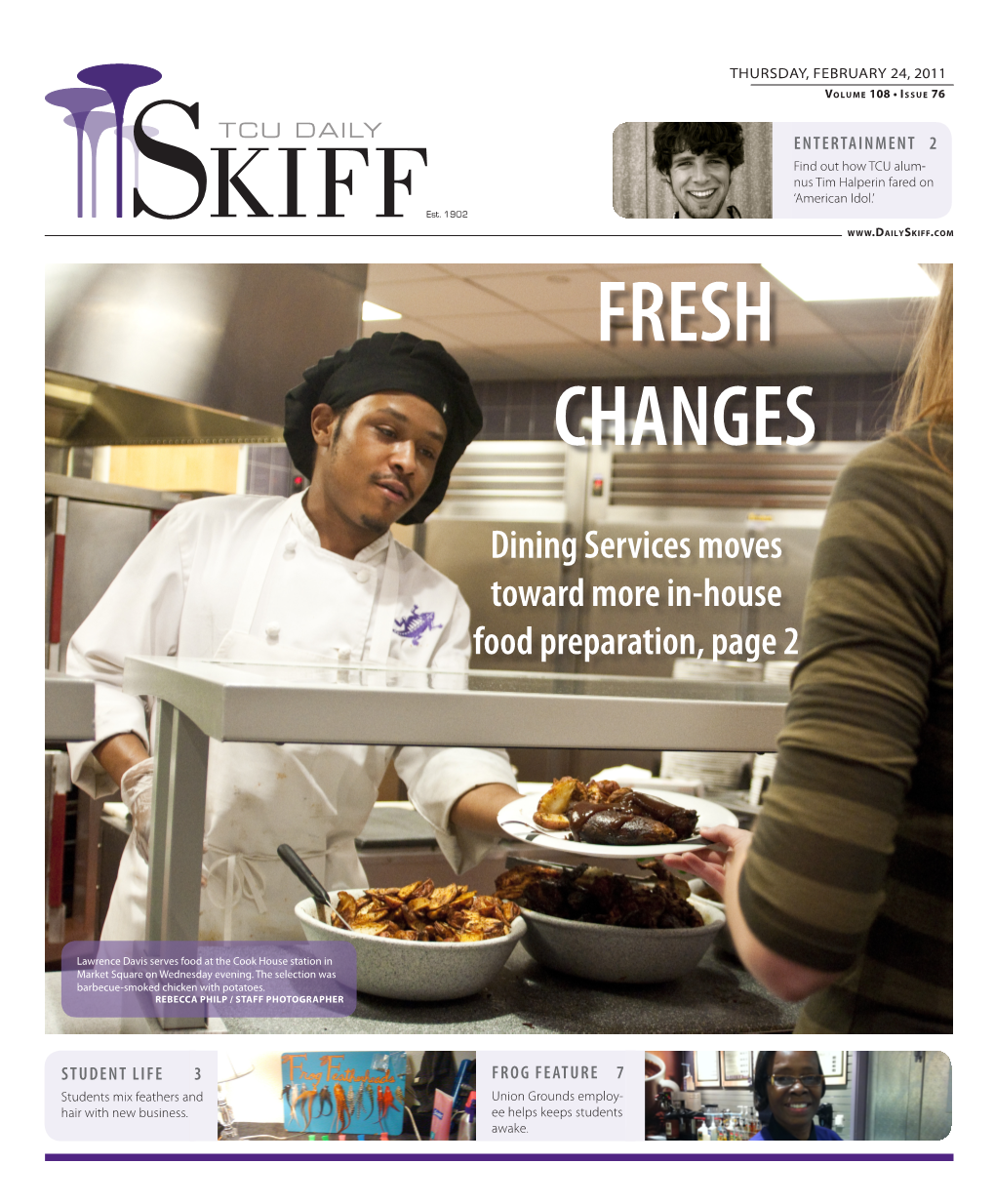 Dining Services Moves Toward More In-House Food Preparation, Page 2