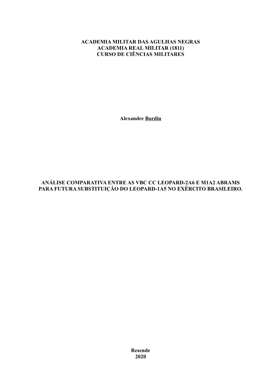 Academia Militar Das Agulhas Negras Academia Real Militar (1811) Curso De Ciências Militares