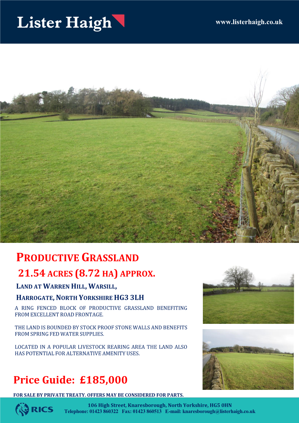 Approx. Land at Warren Hill,Warsill, Harrogate,North