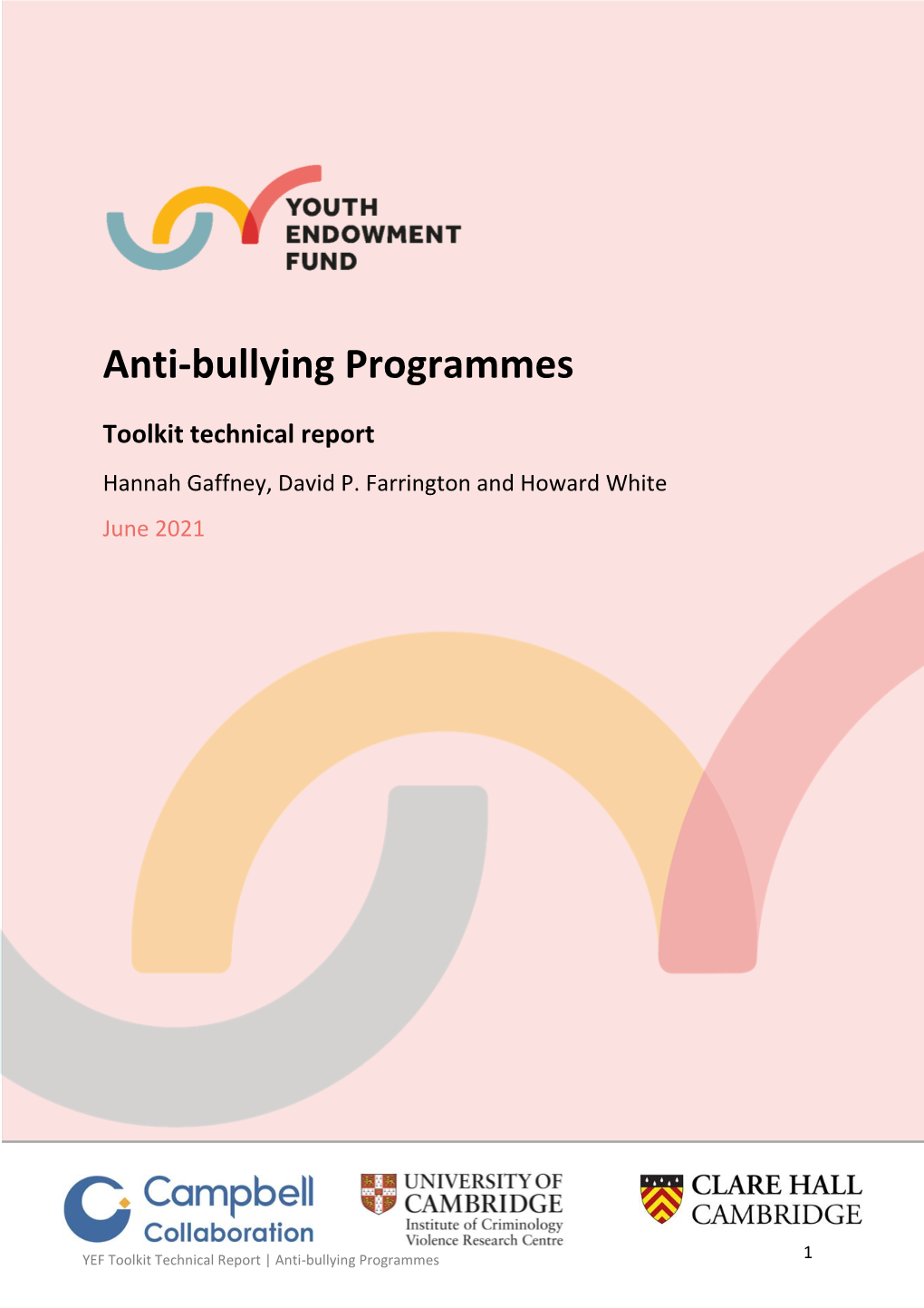 Anti-Bullying Programmes 1
