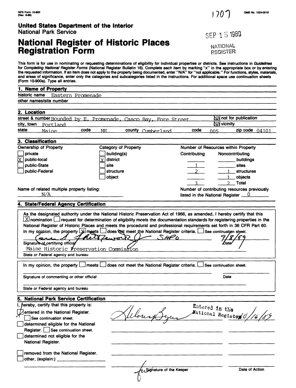 National Register of Historic Places NATIONAL Registration Form REGISTER