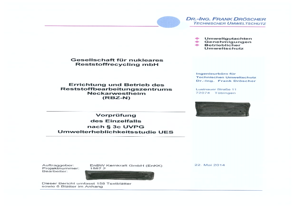 Umwelterheblichkeitsstudie-Ues-Reststoffbearbeitungszentrum-Rbz-Neckarwestheim.Pdf