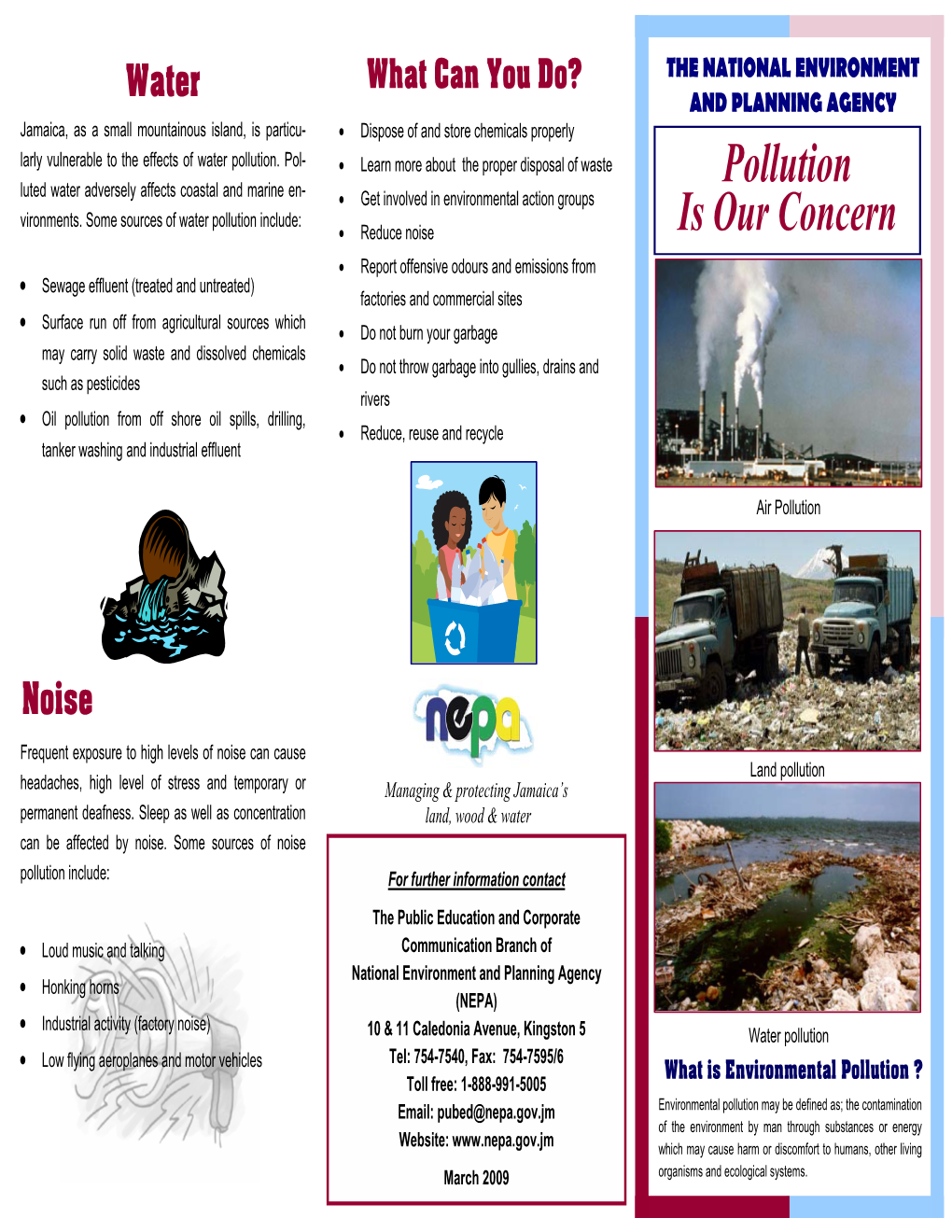 Pollution Brochure