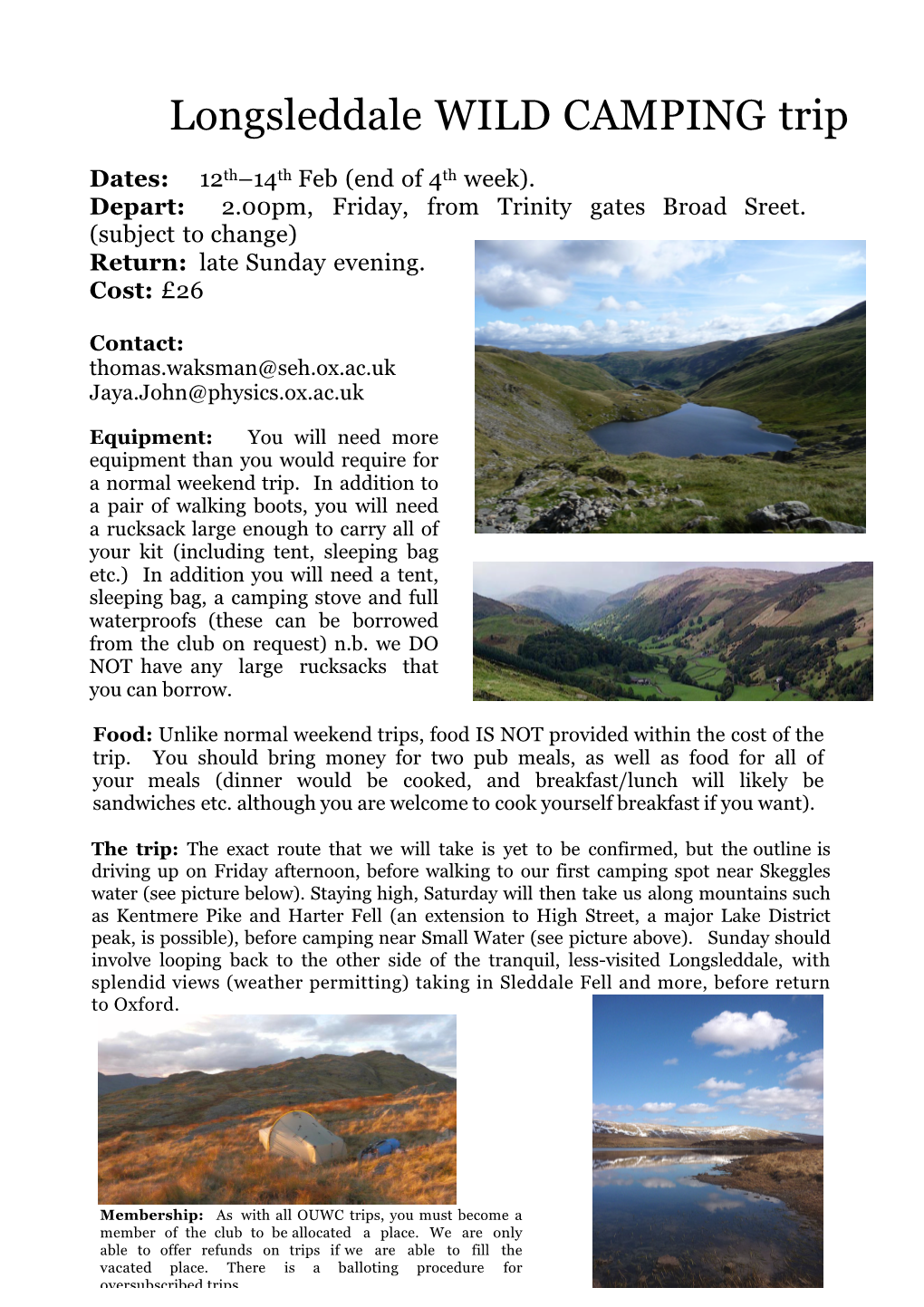 Longsleddale WILD CAMPING Trip