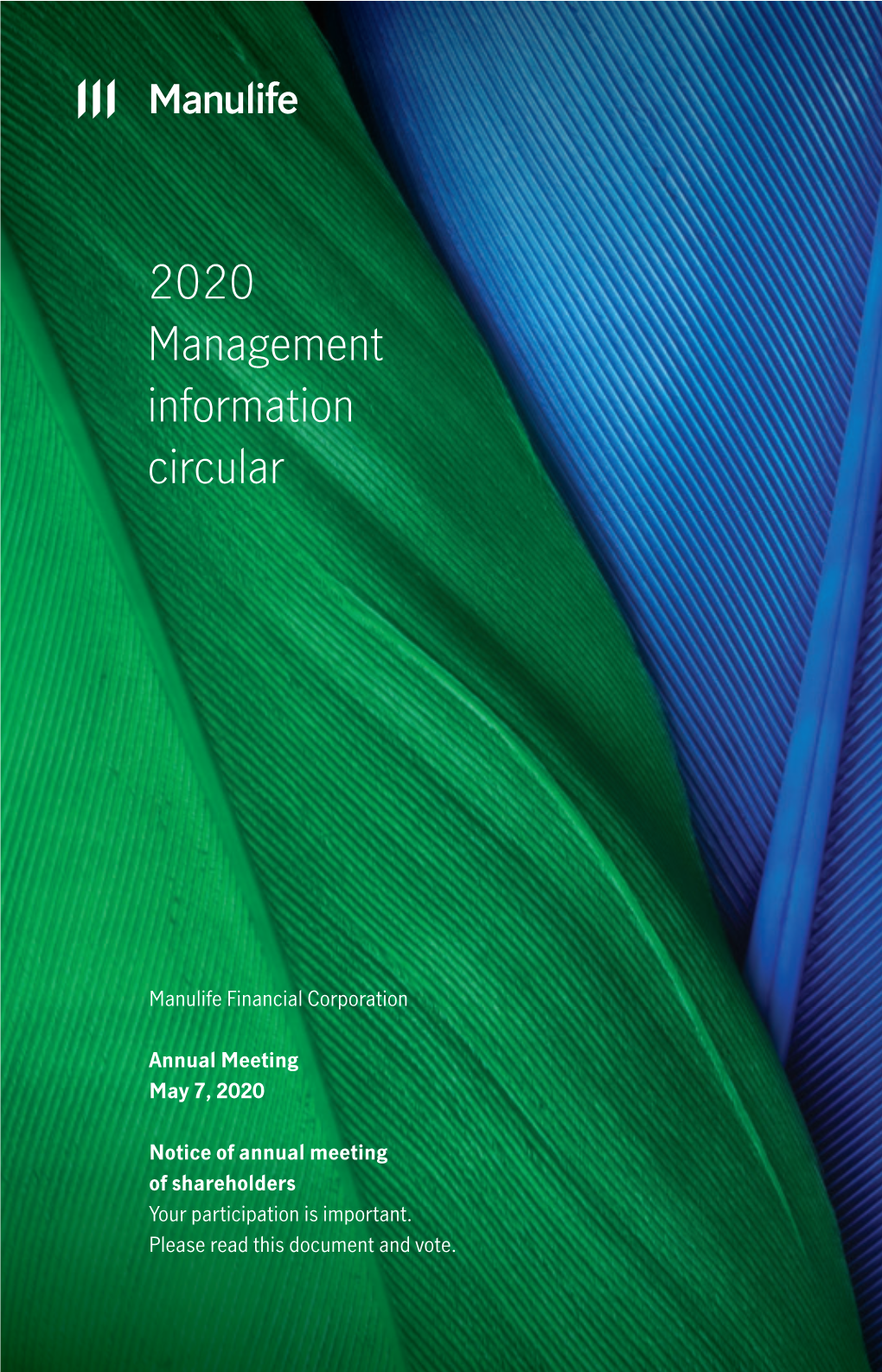 2020 Management Information Circular