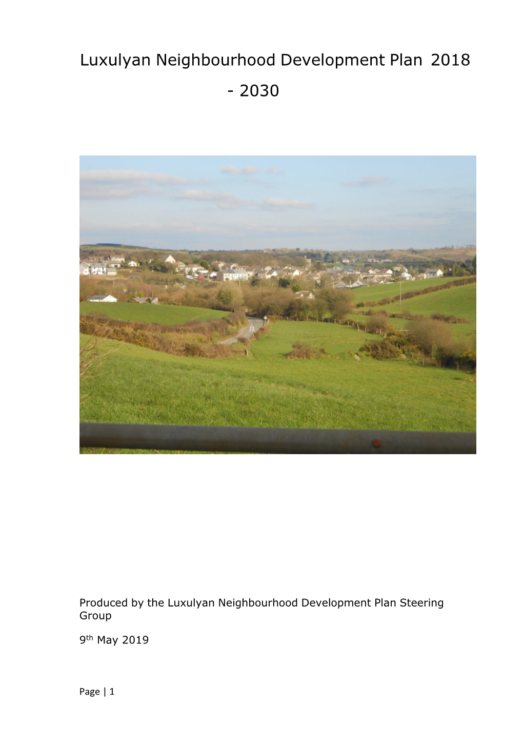 Luxulyan Neighbourhood Development Plan 2018 - 2030