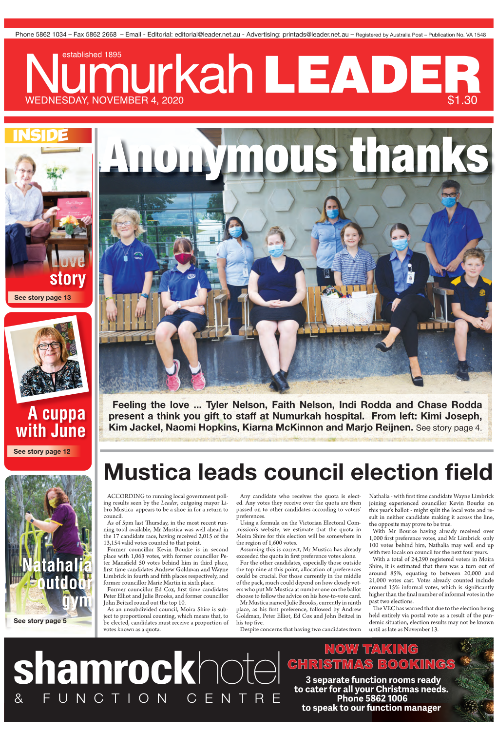 Mustica Leads Council Election Field