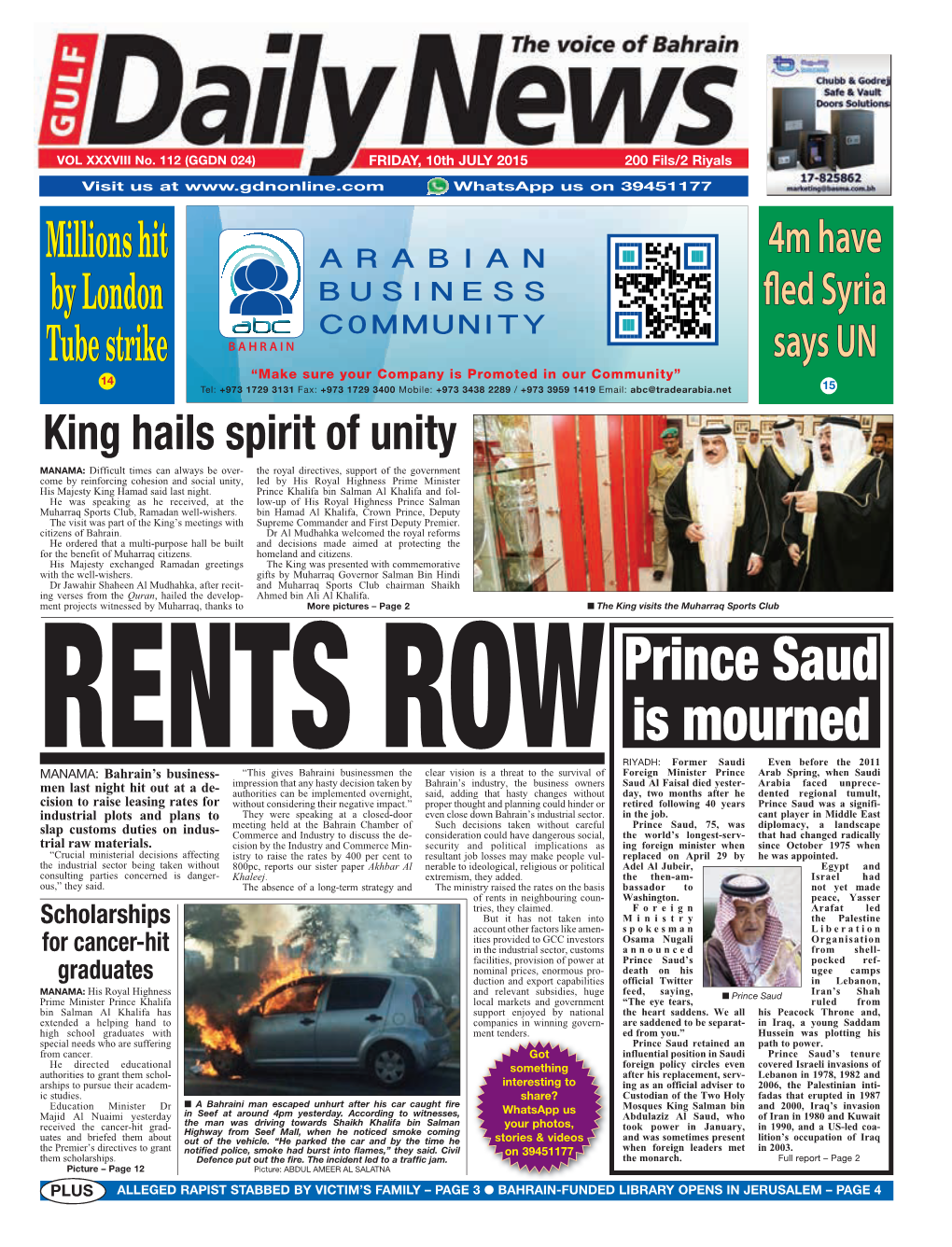 Prince Saud Is Mourned