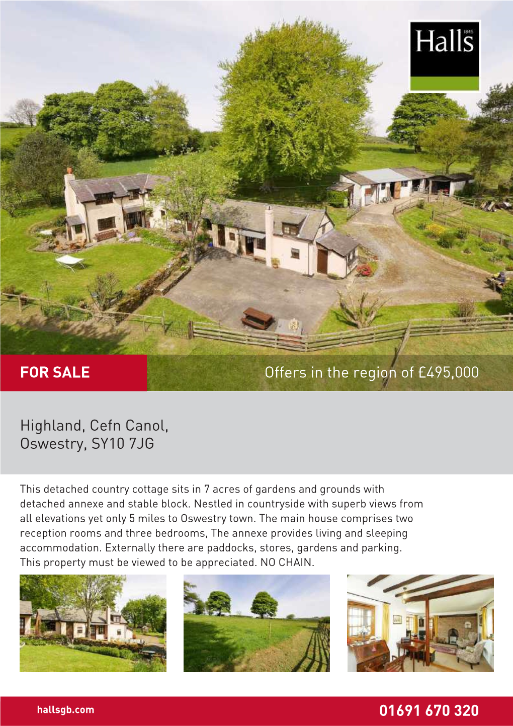 Highland, Cefn Canol, Oswestry, SY10 7JG