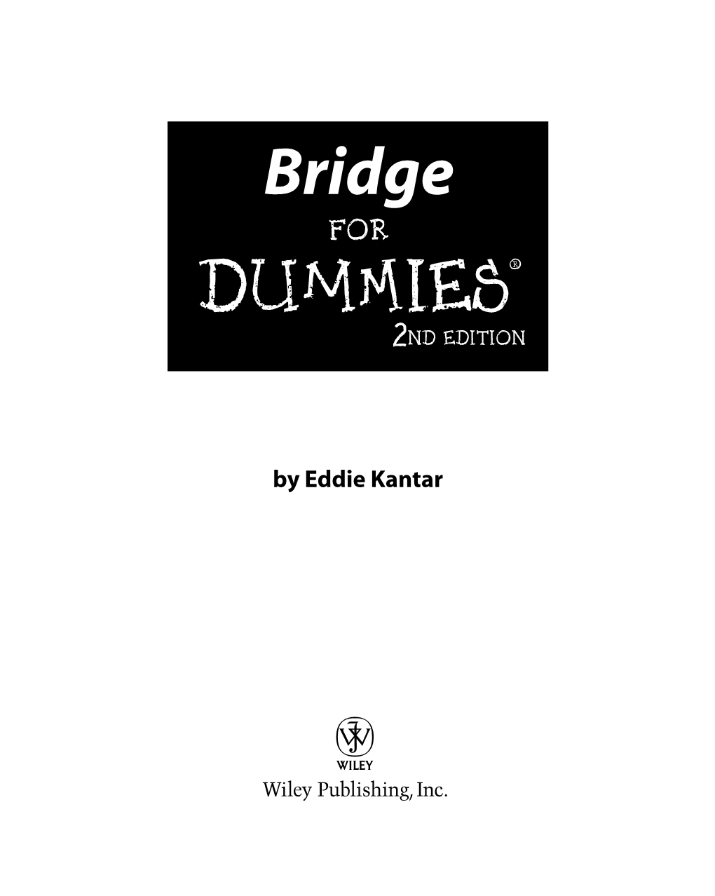 Bridge for Dummies‰