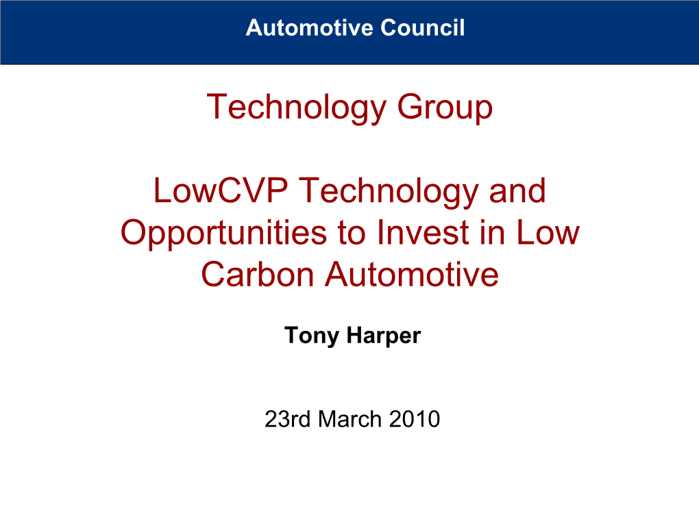 Automotive Council