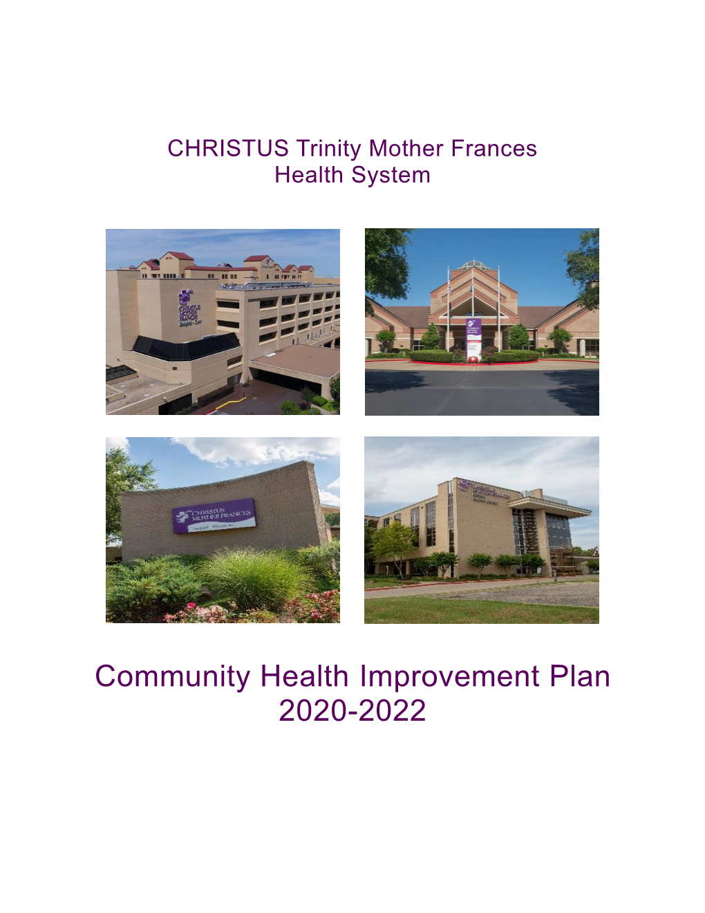 Community Health Improvement Plan 2020-2022