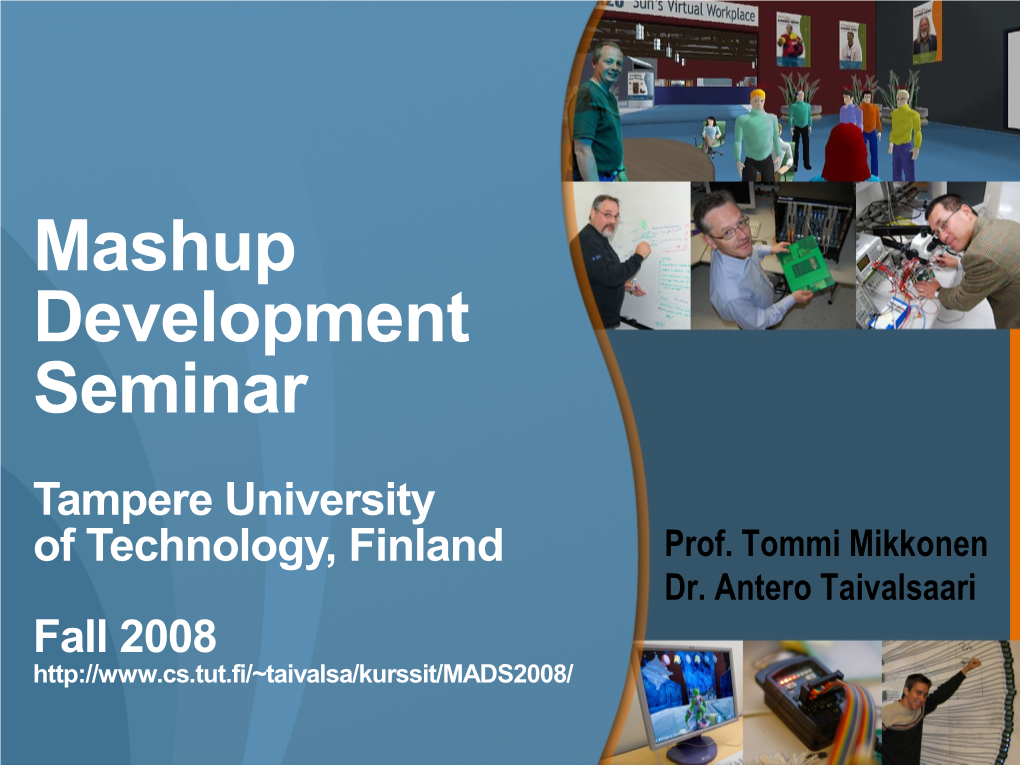 Mashup Development Seminar