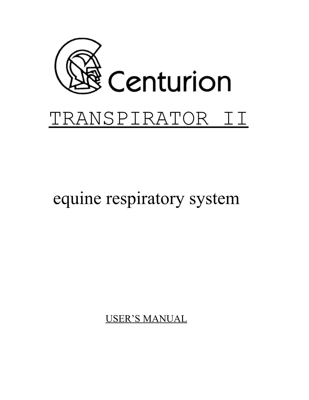 Equine Respiratory System