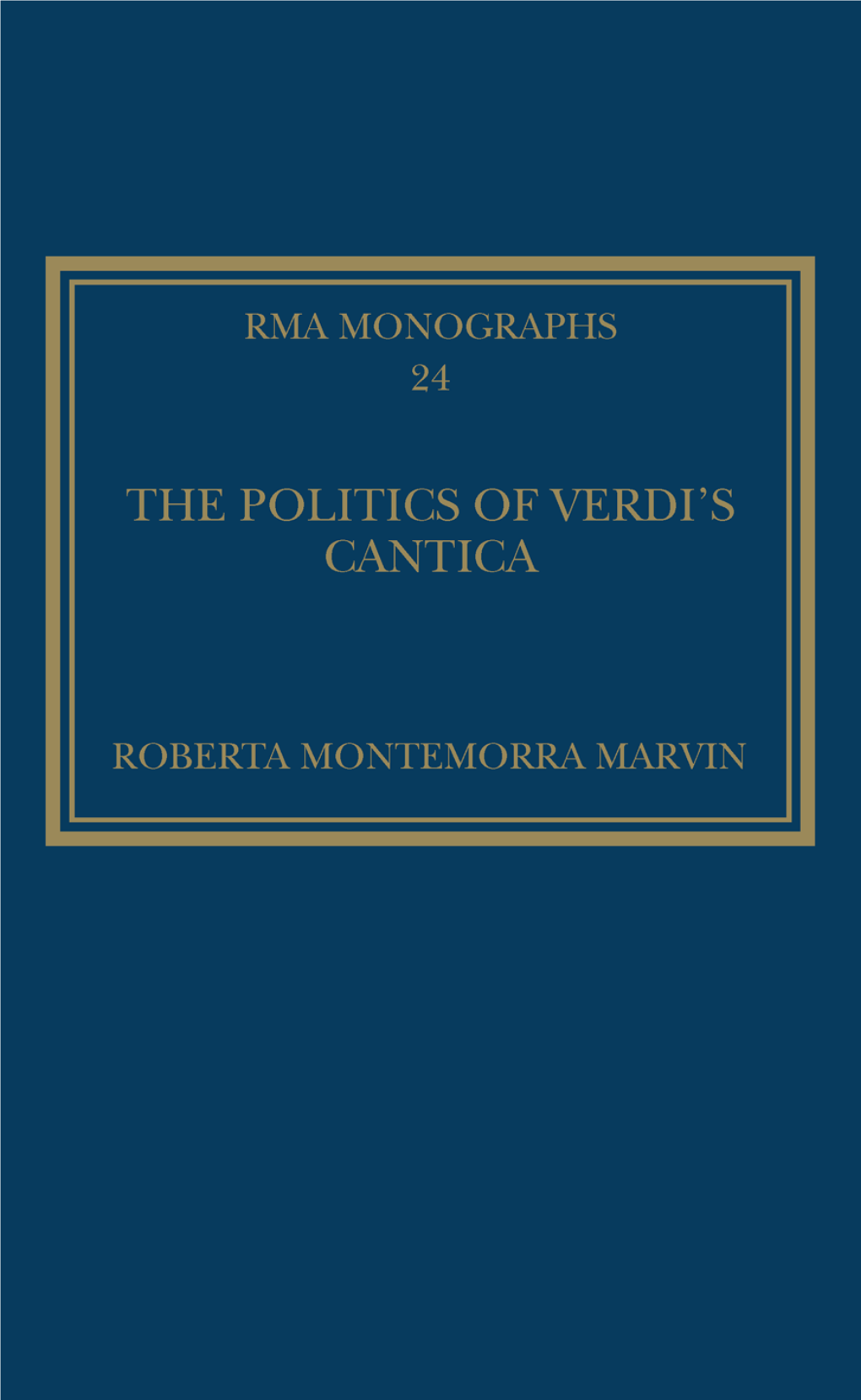 The Politics of Verdi's Cantica