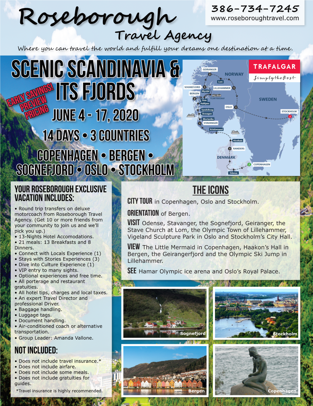 Scenic Scandinavia & Its Fjords
