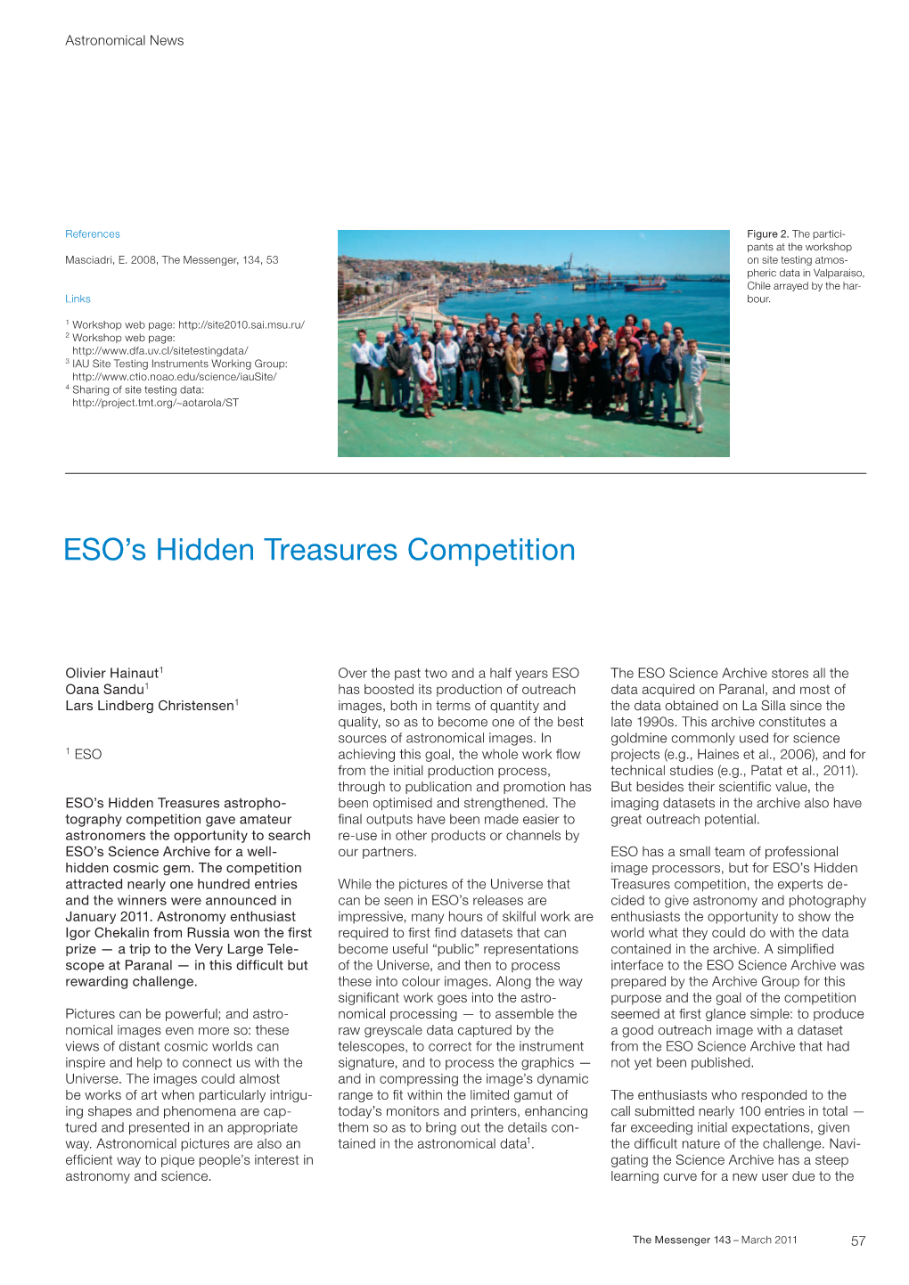 ESO's Hidden Treasures Competition