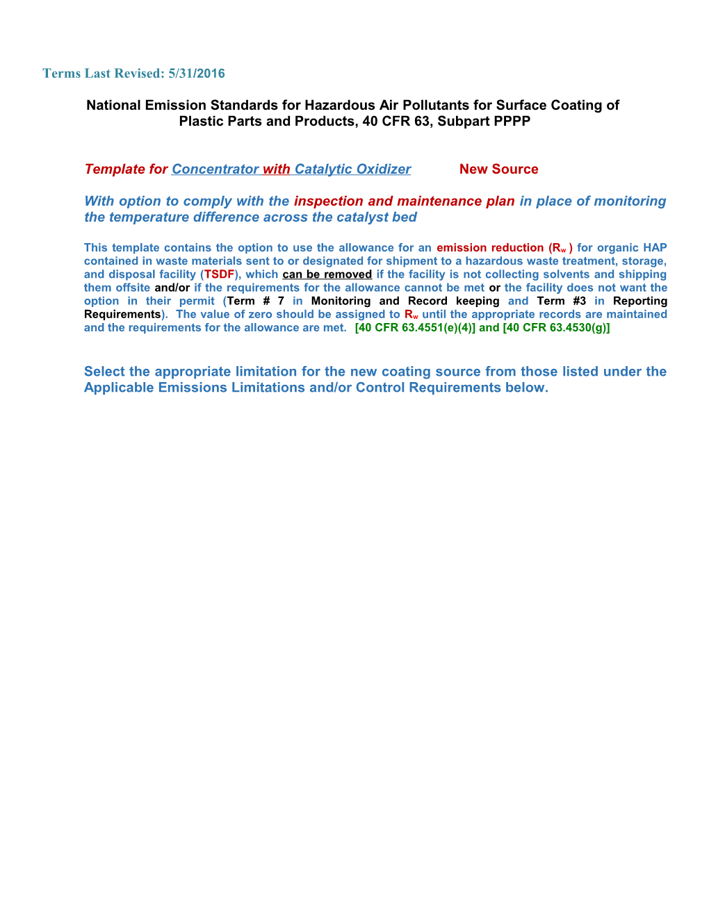 National Emission Standards for Hazardous Air Pollutants for Surface Coating Of