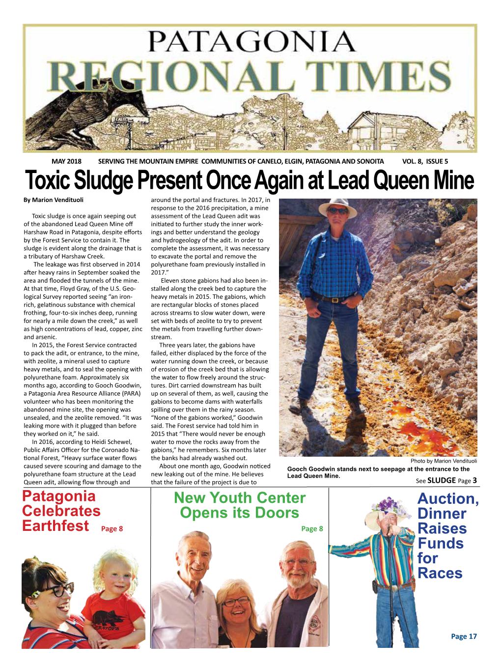 Toxic Sludge Present Once Again at Lead Queen Mine by Marion Vendituoli Around the Portal and Fractures