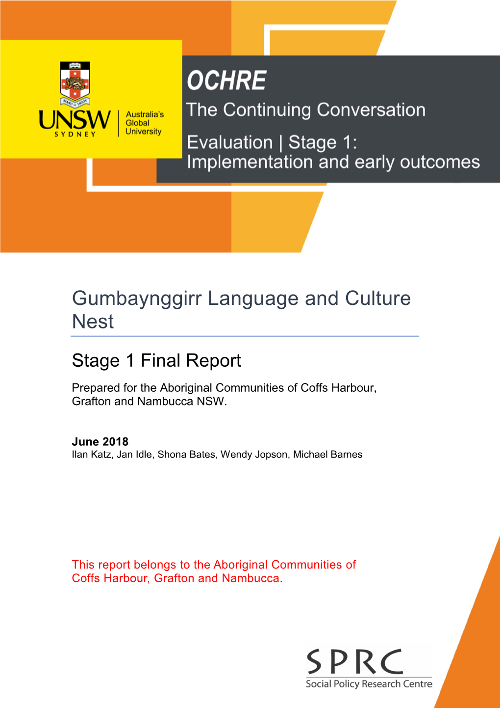 Gumbaynggirr Language and Culture Nest