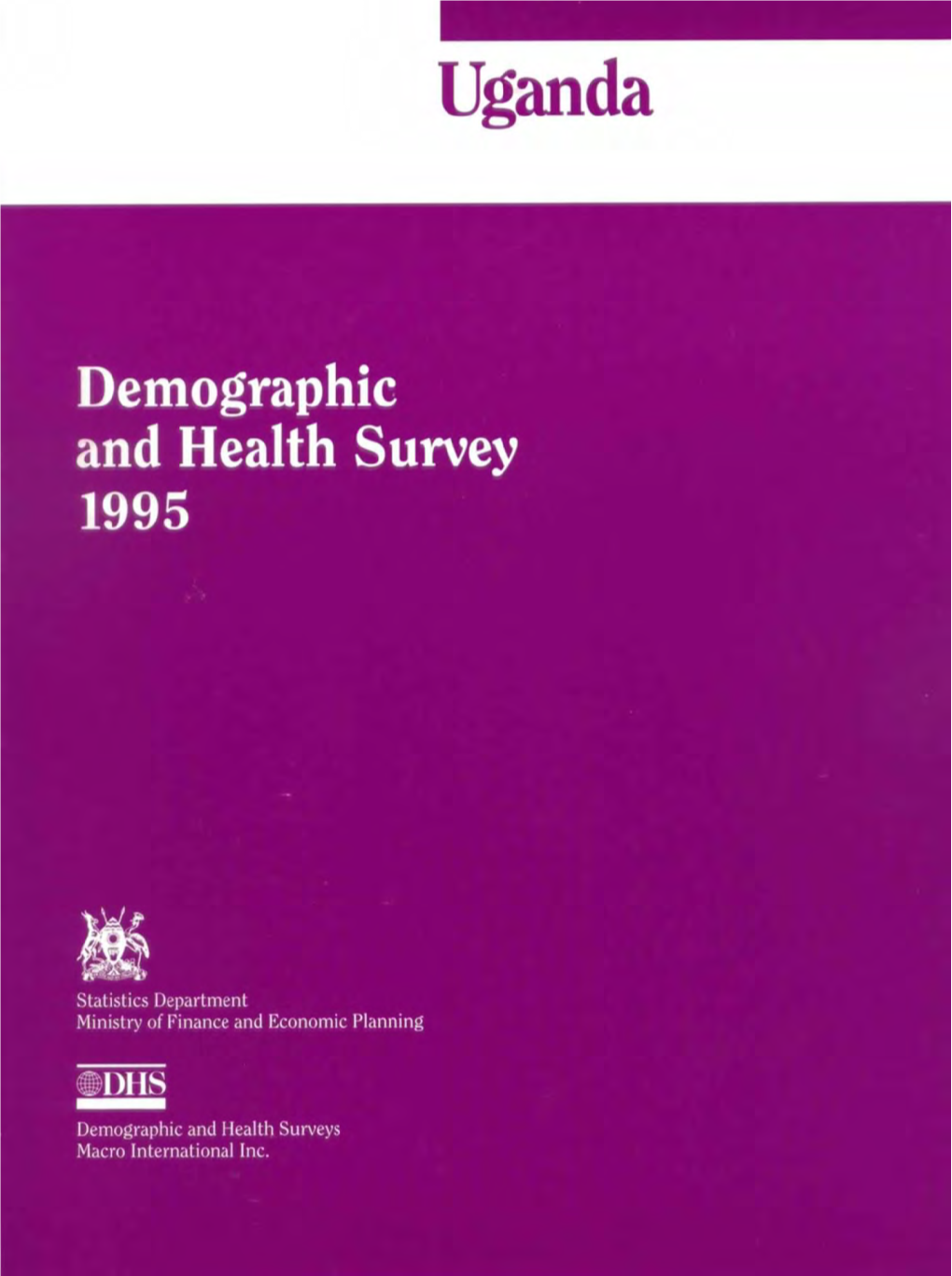 Uganda Demographic Health Survey 1995 [FR69]