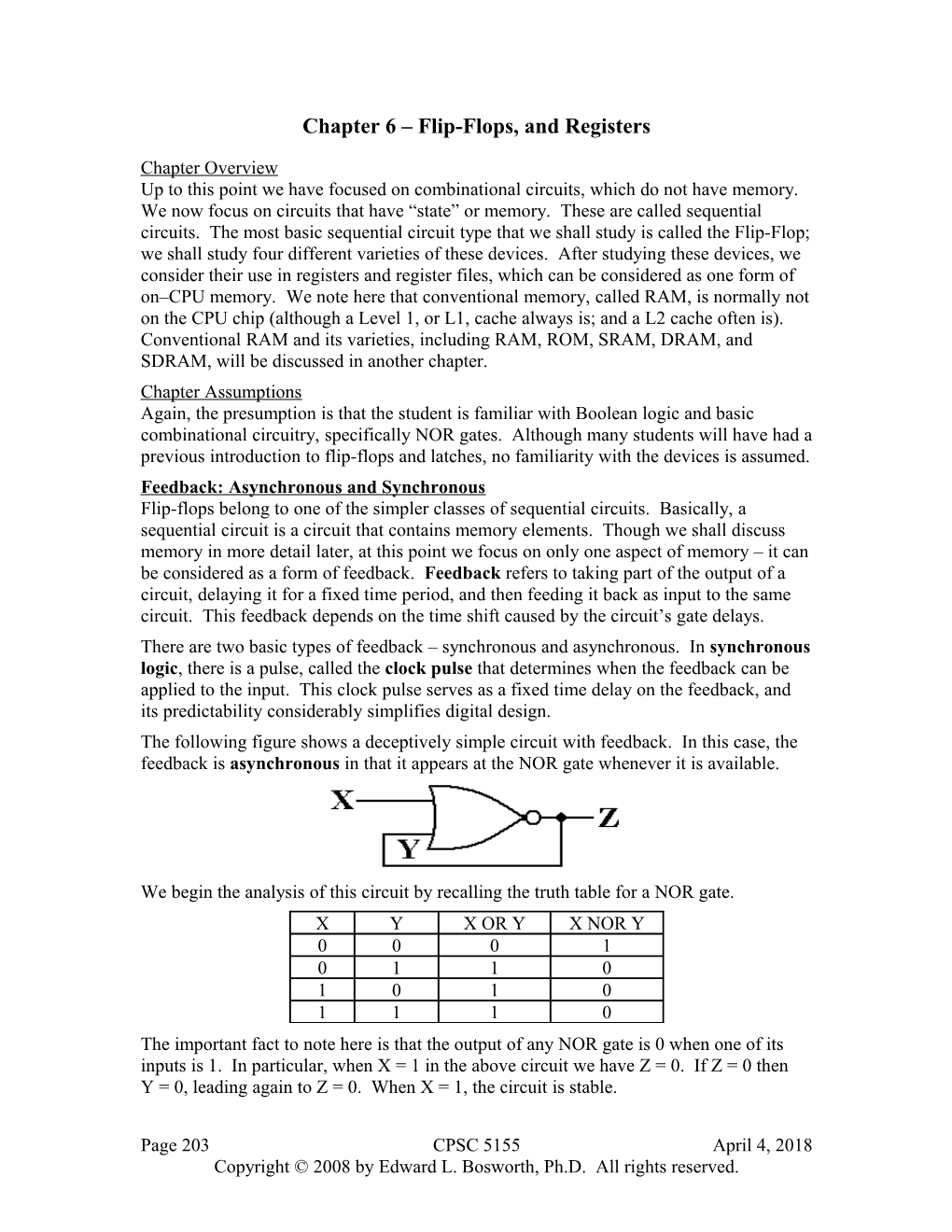 Chapter 6 Flip-Flops, and Registers