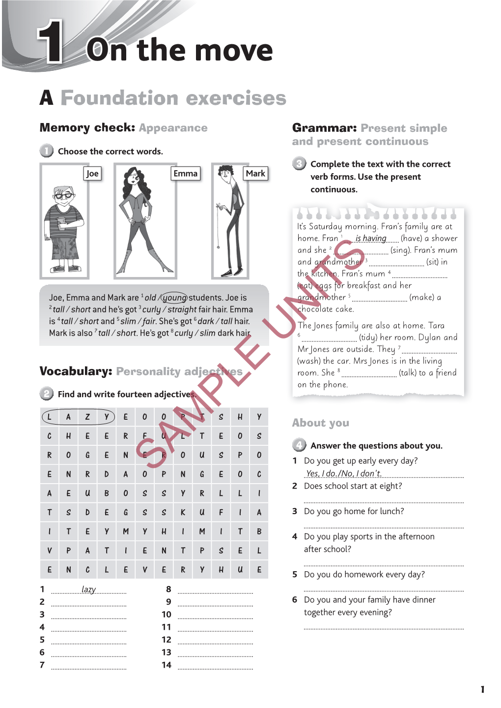 Sample Units