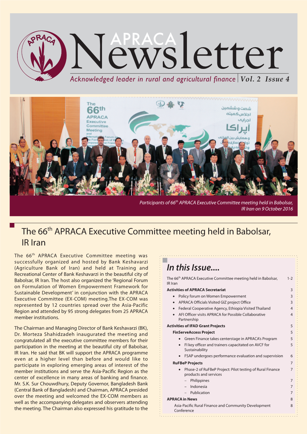 0961 APRACA Newsletter
