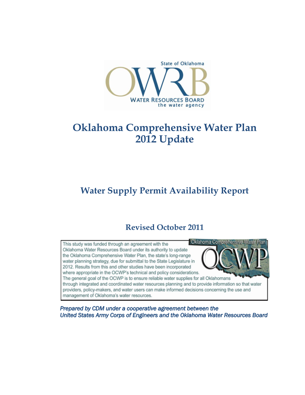 Water Supply Permit Availability Report