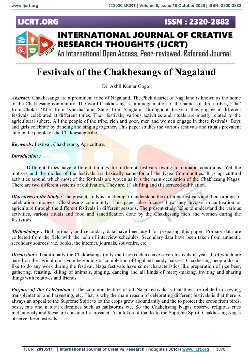 Festivals of the Chakhesangs of Nagaland