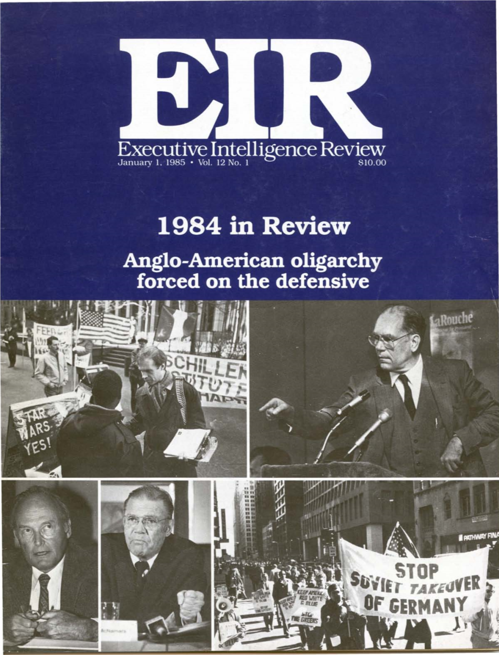 Executive Intelligence Review, Volume 12, Number 1, January 1, 1985