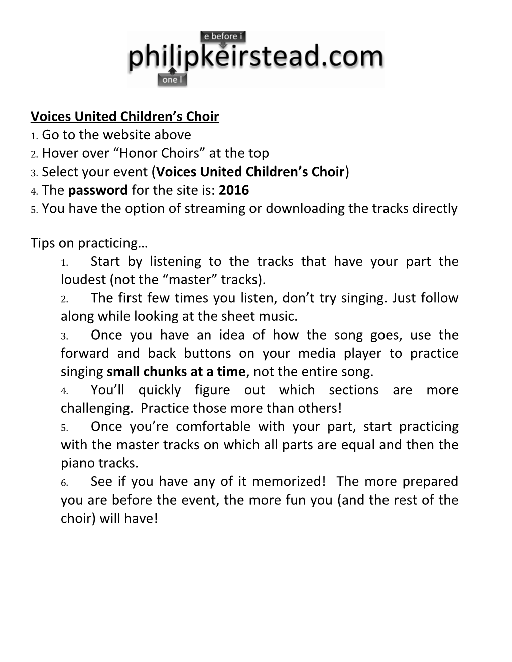 Voices United Children S Choir