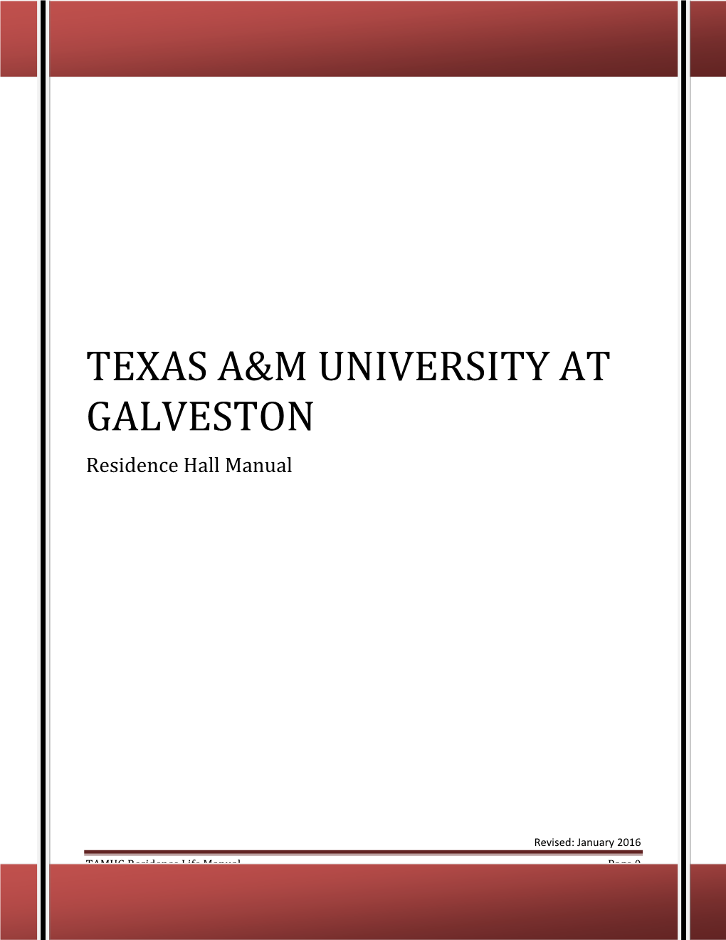 Texas A&M University at Galveston