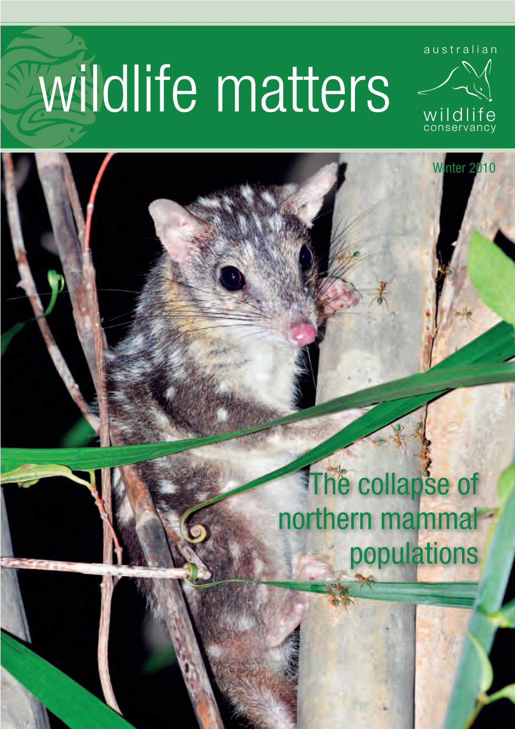 The Collapse of Northern Mammal Populations 2 Australian