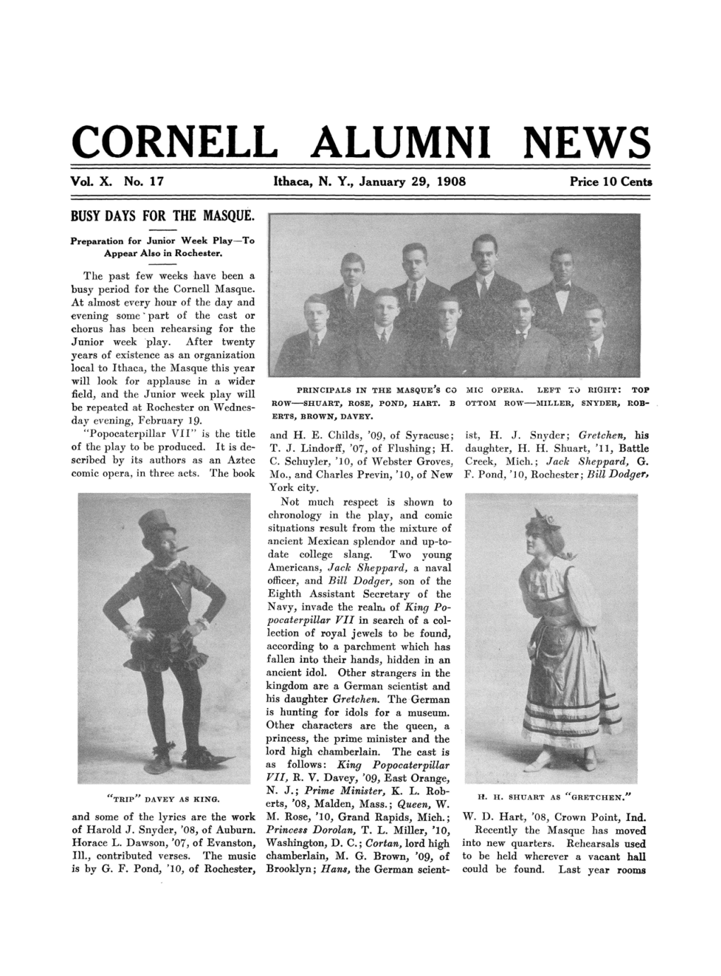 CORNELL ALUMNI NEWS Vol X