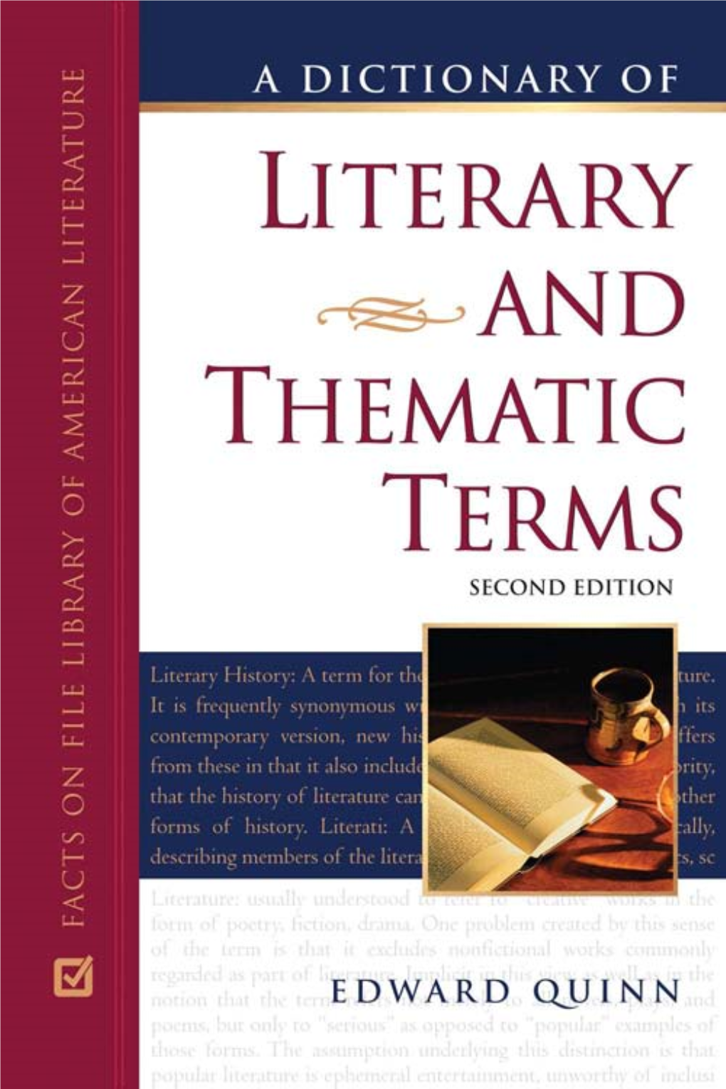 A Dictionary of Literary and Thematic Terms, Second Edition