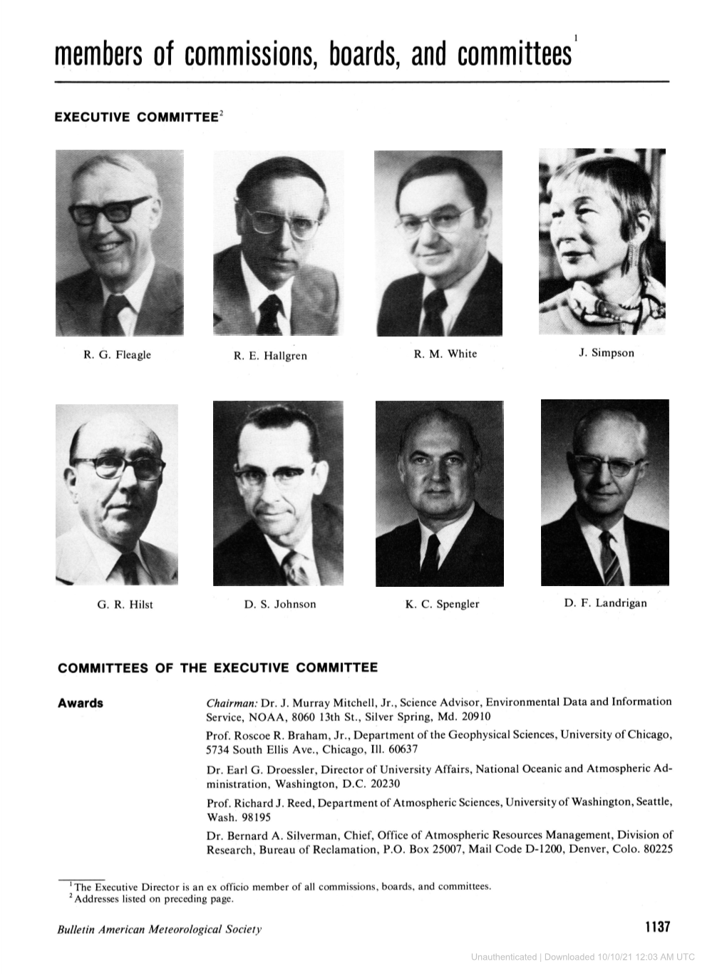 Members of Commissions, Boards, and Committees'