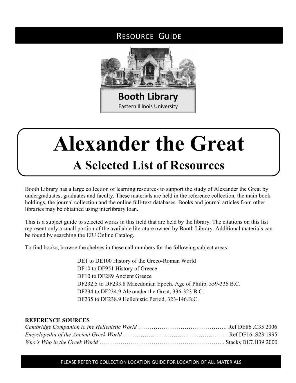 Alexander the Great