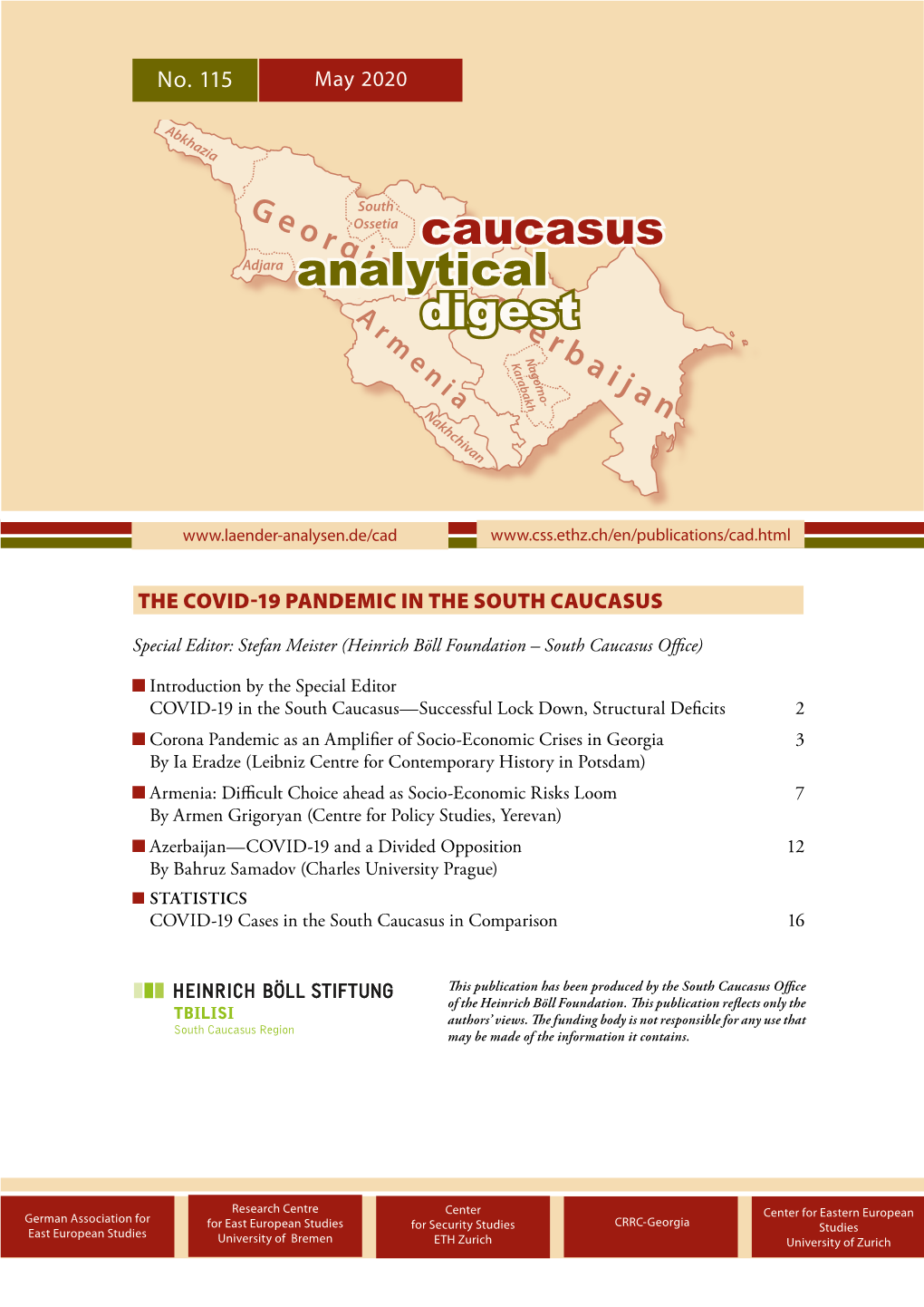 Analytical Digest Caucasus