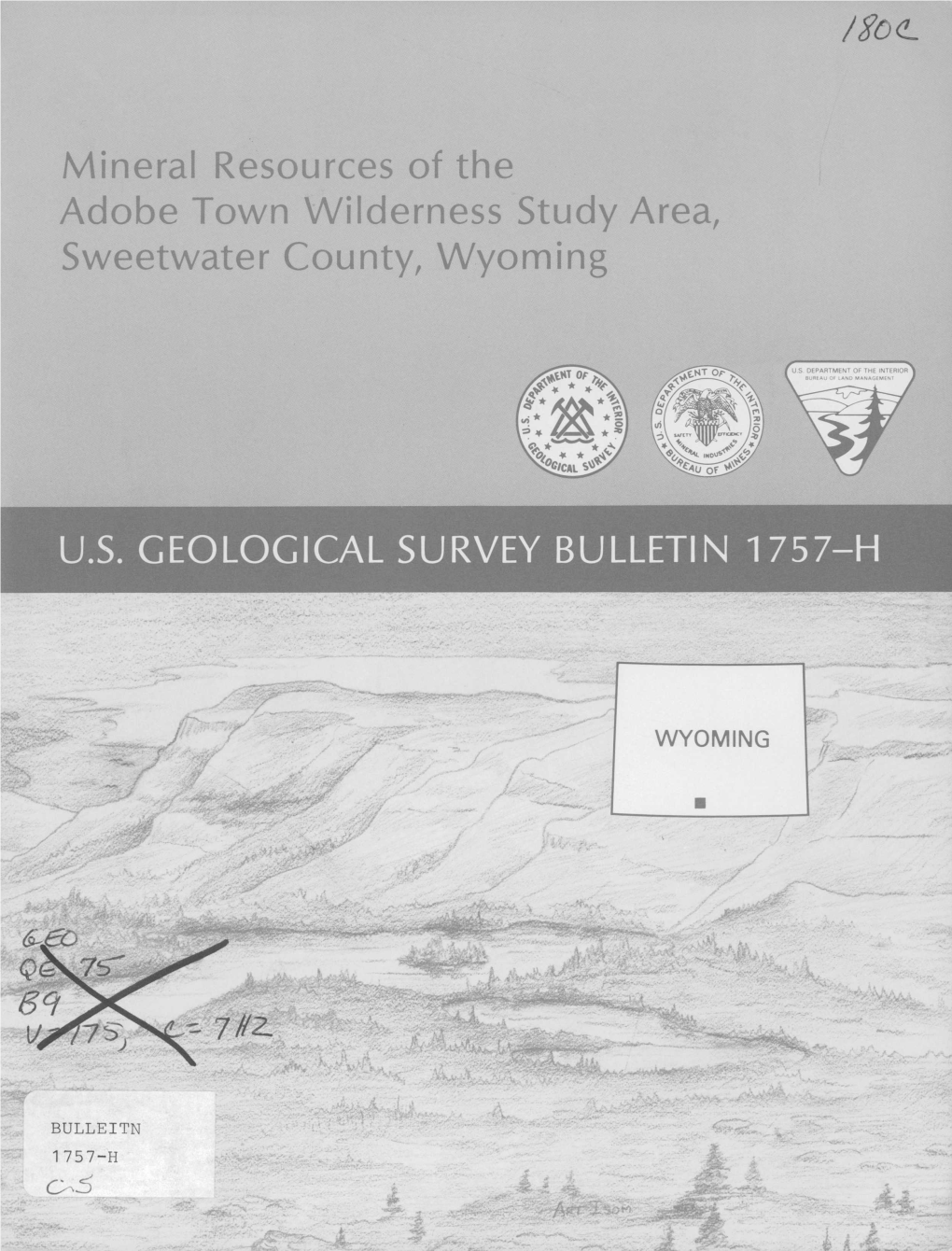 Mineral Resources of the Adobe Town Wilderness Study Area, Sweetwater County, Wyoming