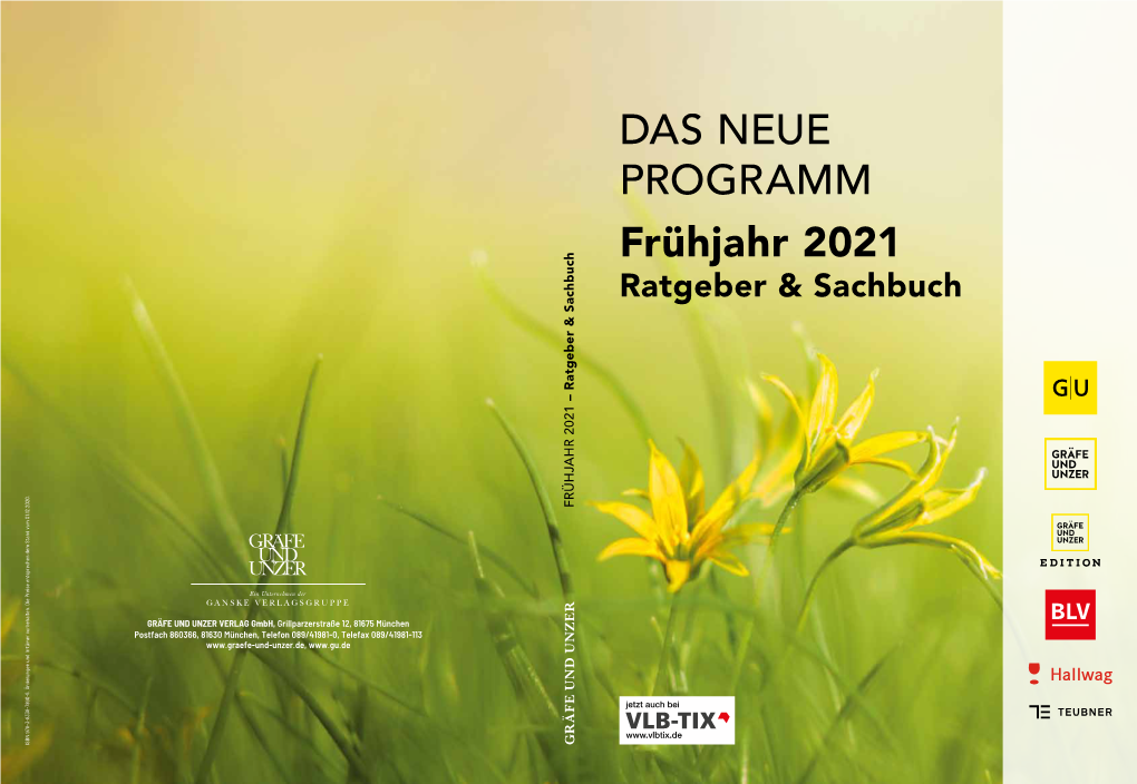 DAS NEUE PROGRAMM Frühjahr 2021 Ratgeber & Sachbuch – Ratgeber & Sachbuch