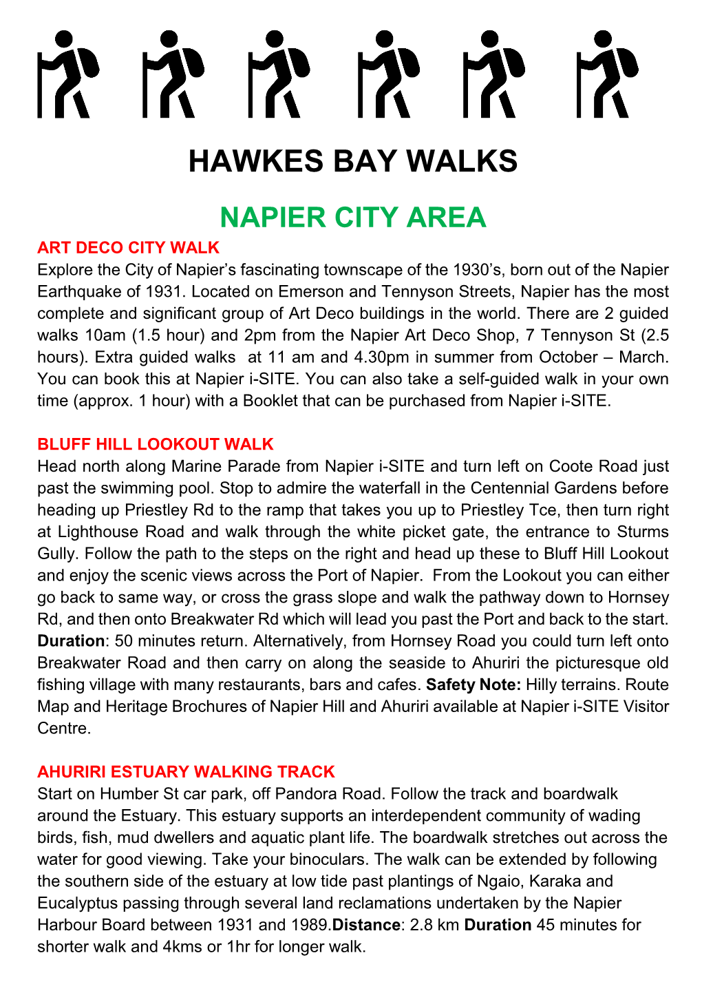 Hawkes Bay Walks