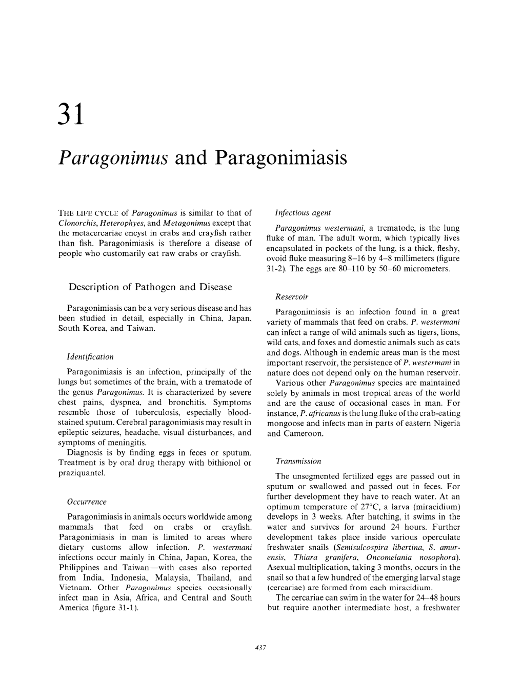 Paragonimus and Paragonimiasis in the Philippines