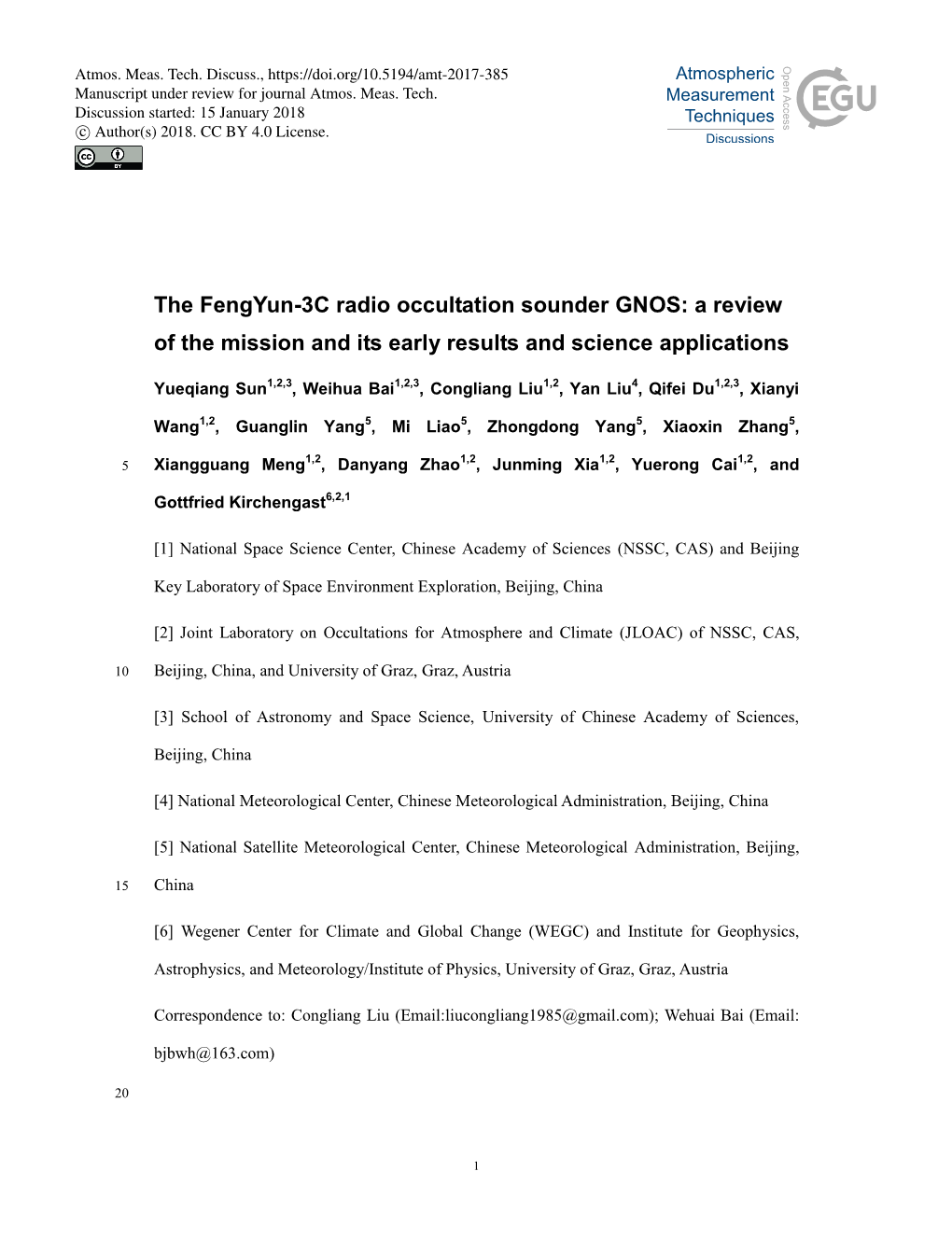 The Fengyun-3C Radio Occultation Sounder GNOS: a Review of the Mission and Its Early Results and Science Applications